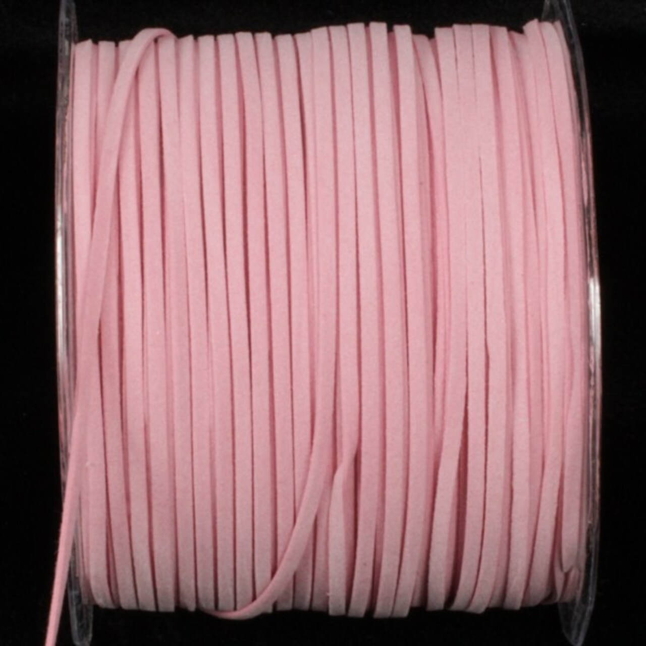 The Ribbon People Pink Faux Leather Ribbon Cord 0.25